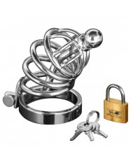 Asylum 4 Ring Locking Chastity Cage